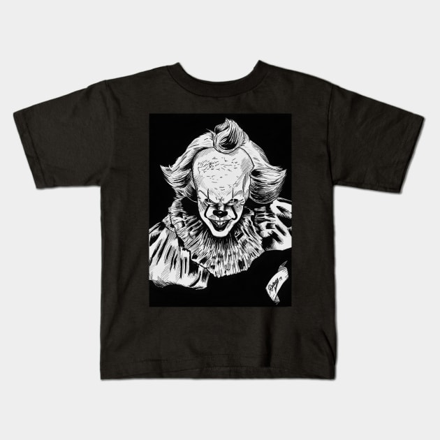 Pennywise Kids T-Shirt by A Squared Comics